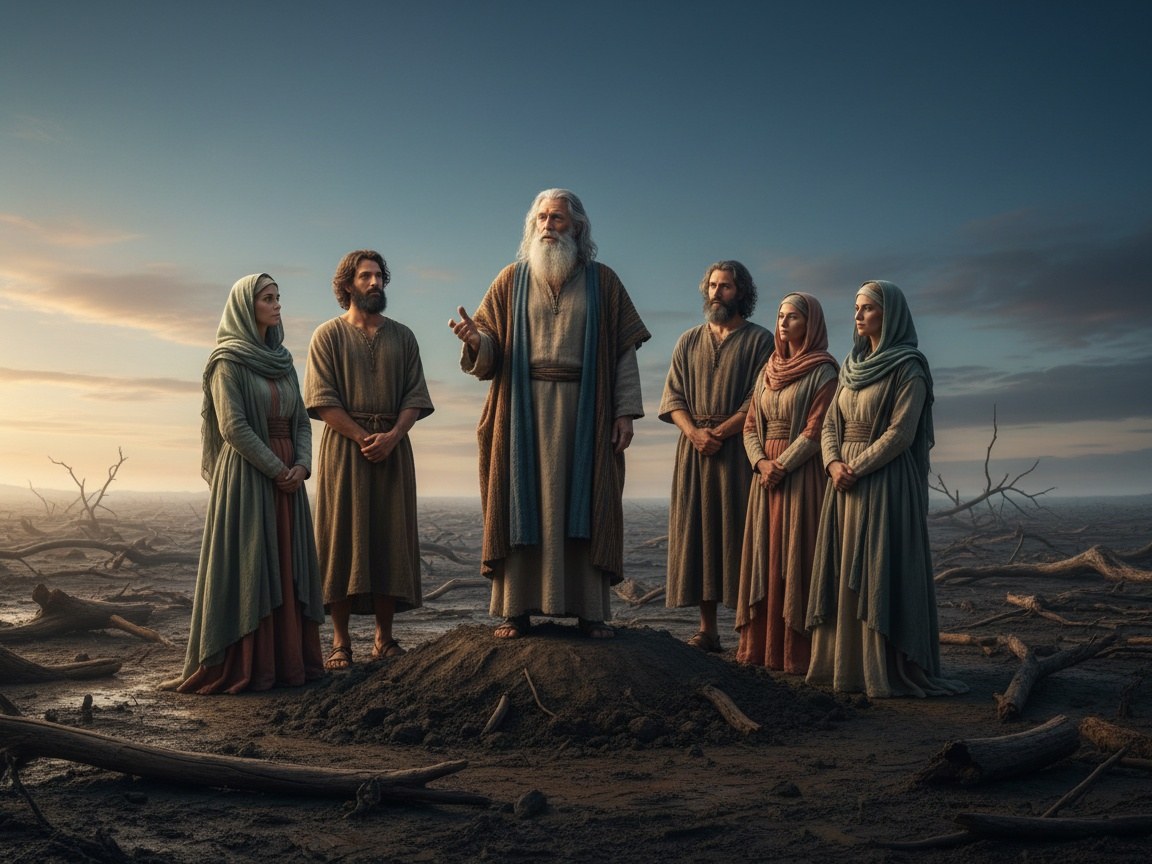 Um ser humano de pé sob a luz do amanhecer, com a silhueta refletindo grandeza e fragilidade, simbolizando o homem feito à imagem de Deus e o valor sagrado da sua vida.