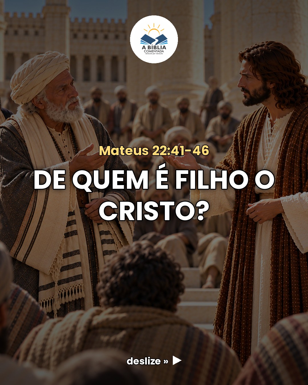 A manhã inteira eles perguntaram. Agora quem pergunta é ele.