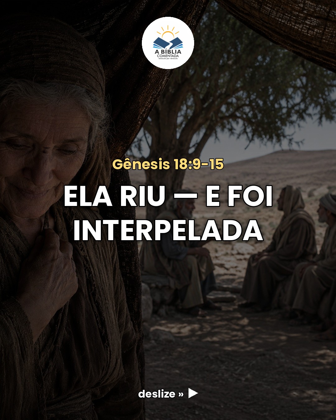 Deus repete a fala de Sara para Abraão — e muda o que ela di
