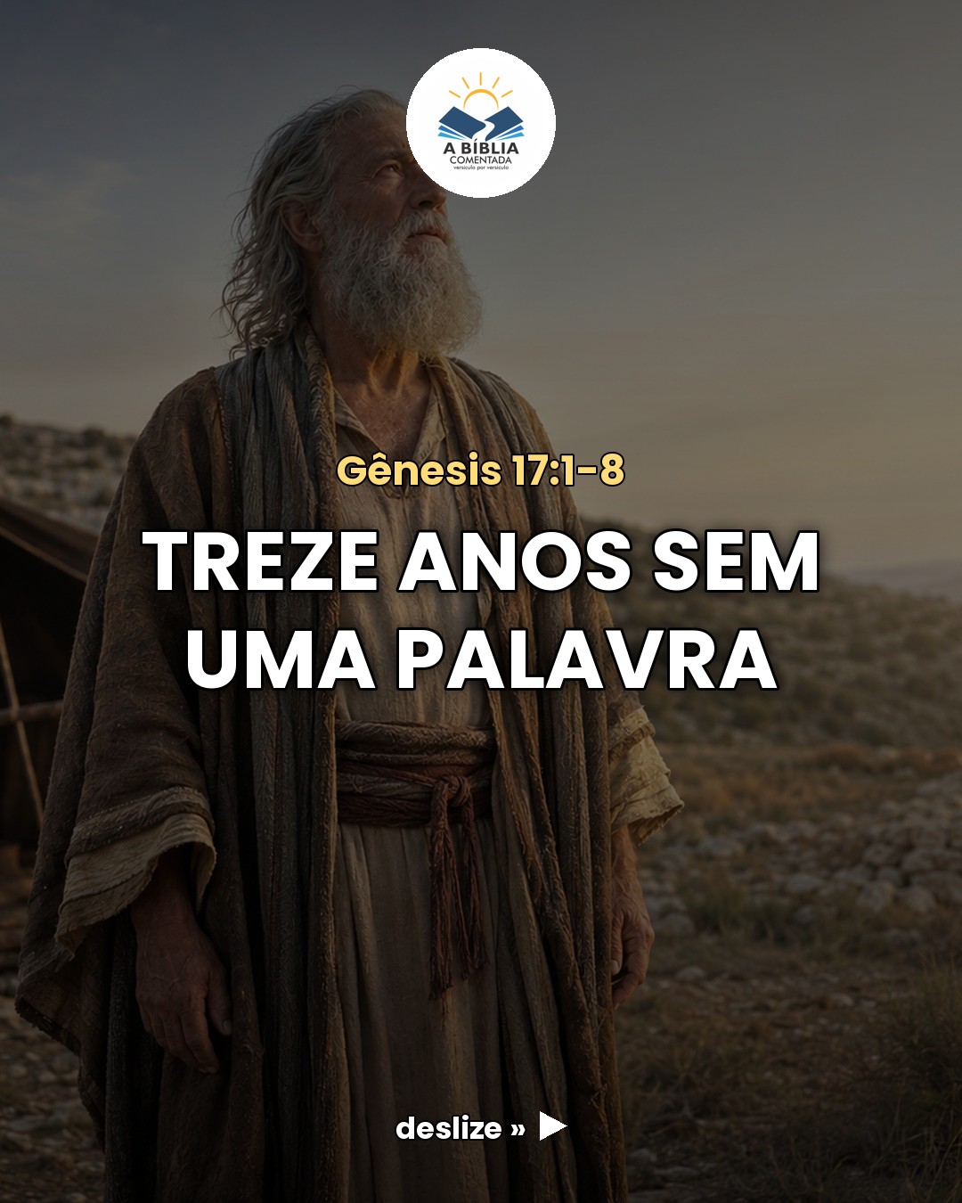 Entre o último versículo do capítulo 16 e o primeiro do 17 p