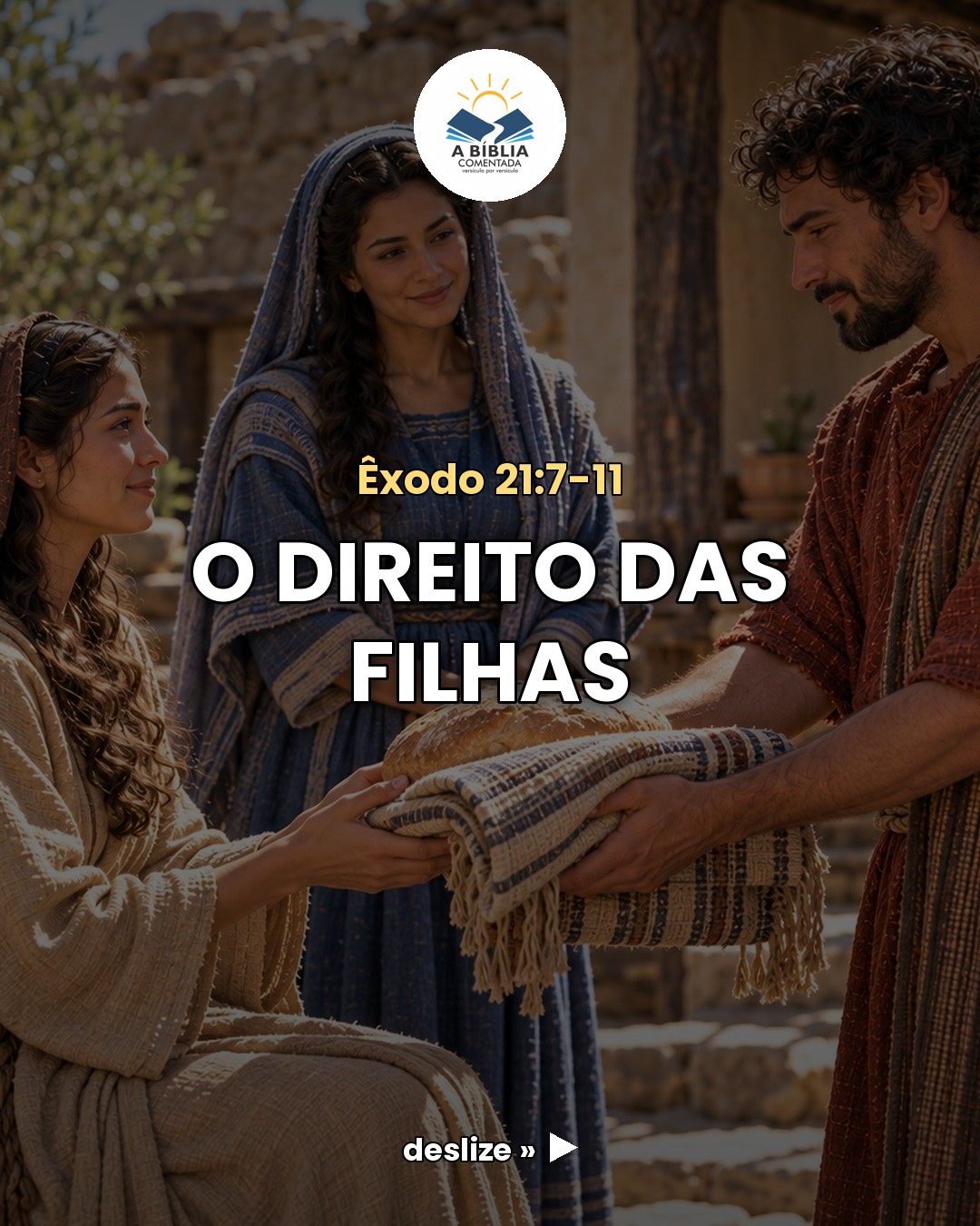 O trecho começa dizendo que ela "não sairá" e termina dizend